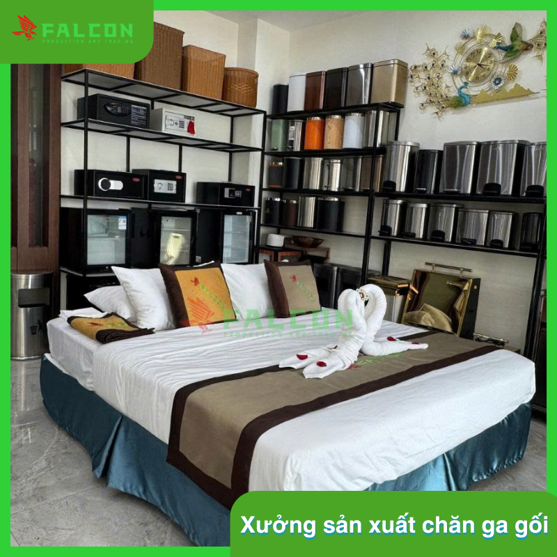 Chăn ga khách sạn Falcon theo tiêu chuẩn