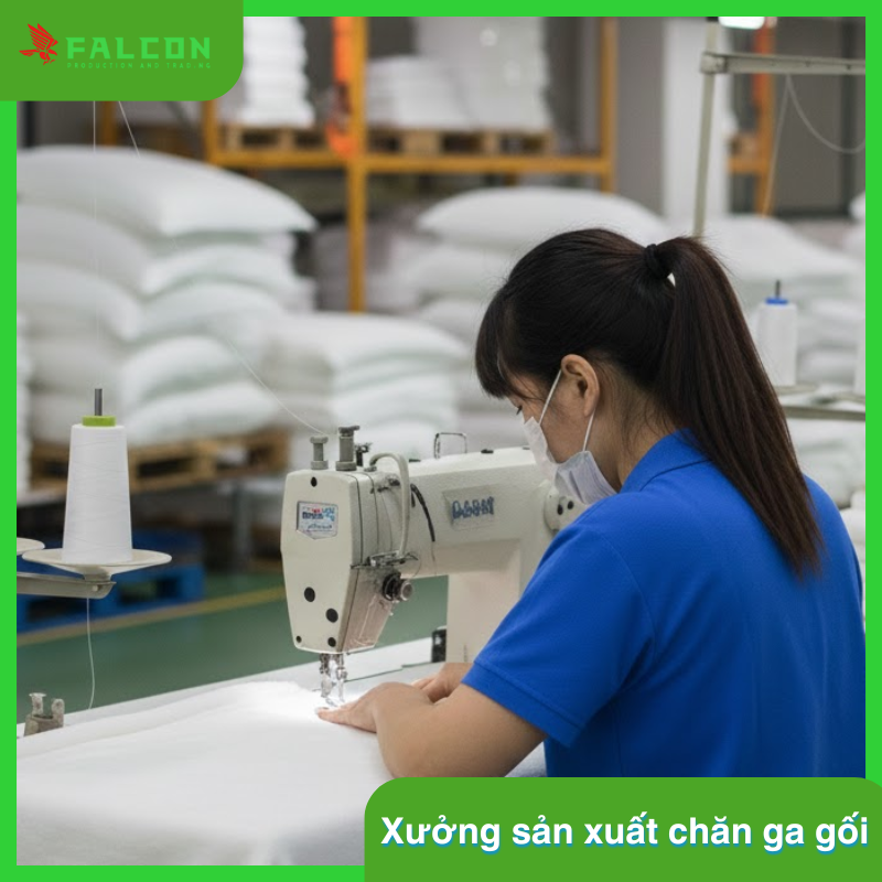 Chăn ga Falcon dùng cho khách sạn