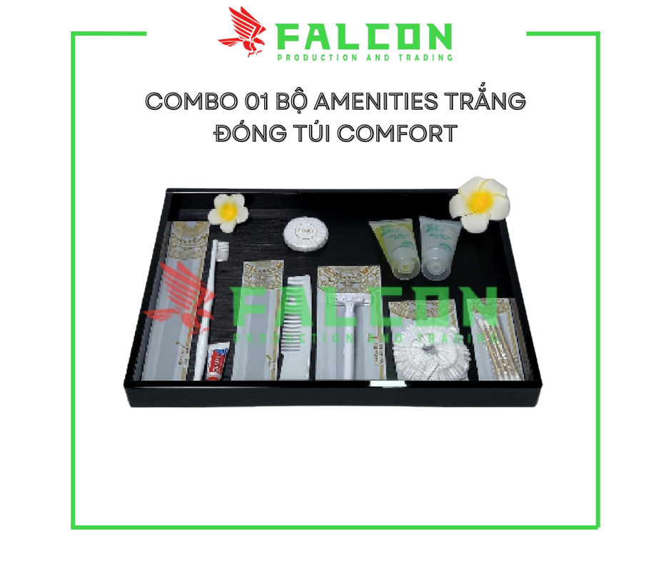 Bộ amenities trắng đóng túi Comfort giá rẻ - Ảnh 2