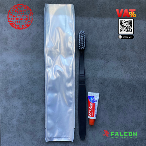 Bộ amenities đen đóng túi màng nhôm cho khách sạn chuẩn 2-3 sao - Ảnh 3