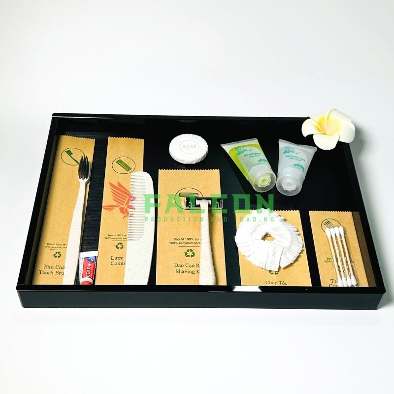 Bộ amenities lúa mạch mang đậm chất tự nhiên, rất phù hợp khách thích sự nhẹ nhàng và an toàn.