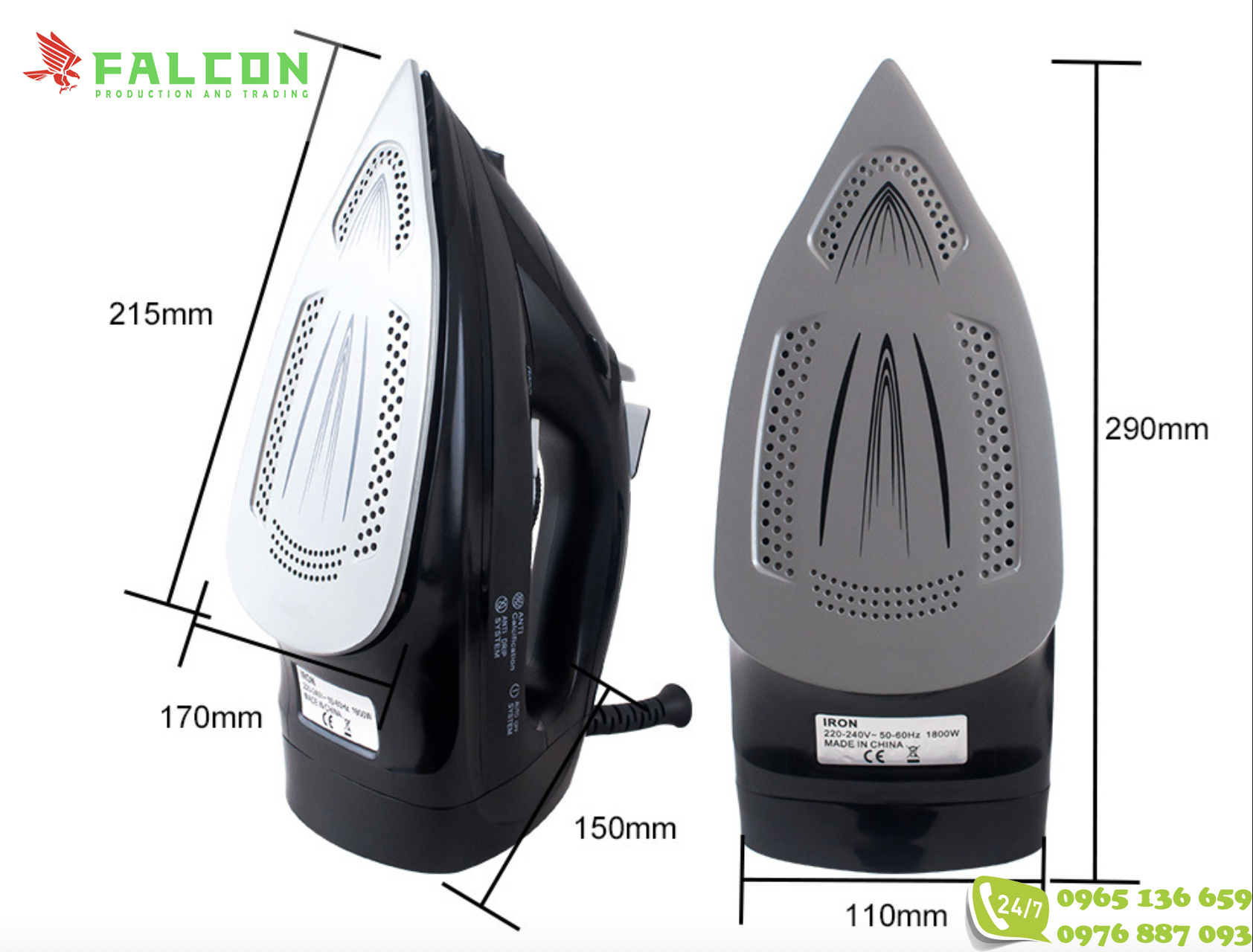 Bàn là - Bàn ủi khô - HS-05