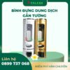 Thiết kế gắn tường cố định giúp bình chắc chắn, không bị xê dịch trong quá trình sử dụng.