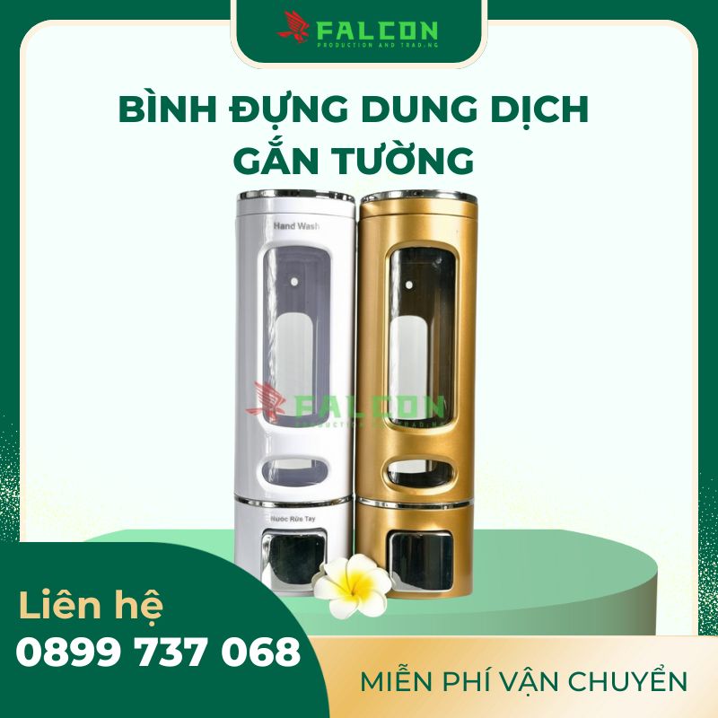 Thiết kế gắn tường cố định giúp bình chắc chắn, không bị xê dịch trong quá trình sử dụng.