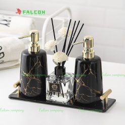 Bình dung dịch gốm sứ men hỏa biến sang trọng