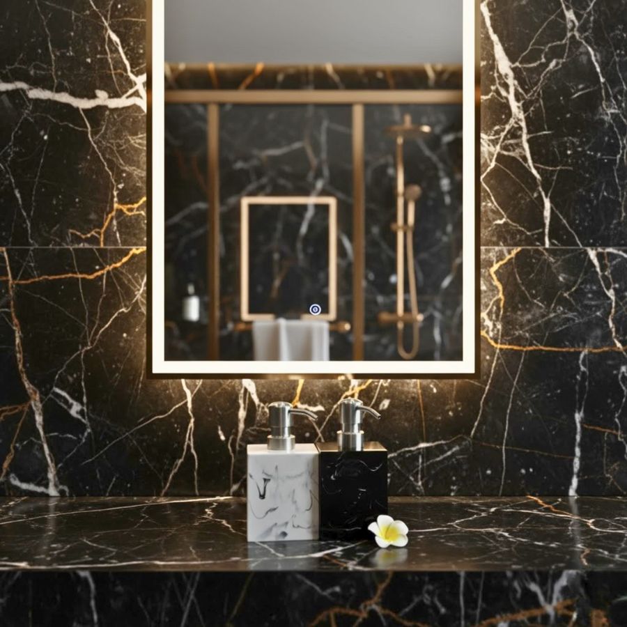 Chất liệu meca cao cấp có độ trong như kính nhưng bền hơn và khó nứt vỡ.