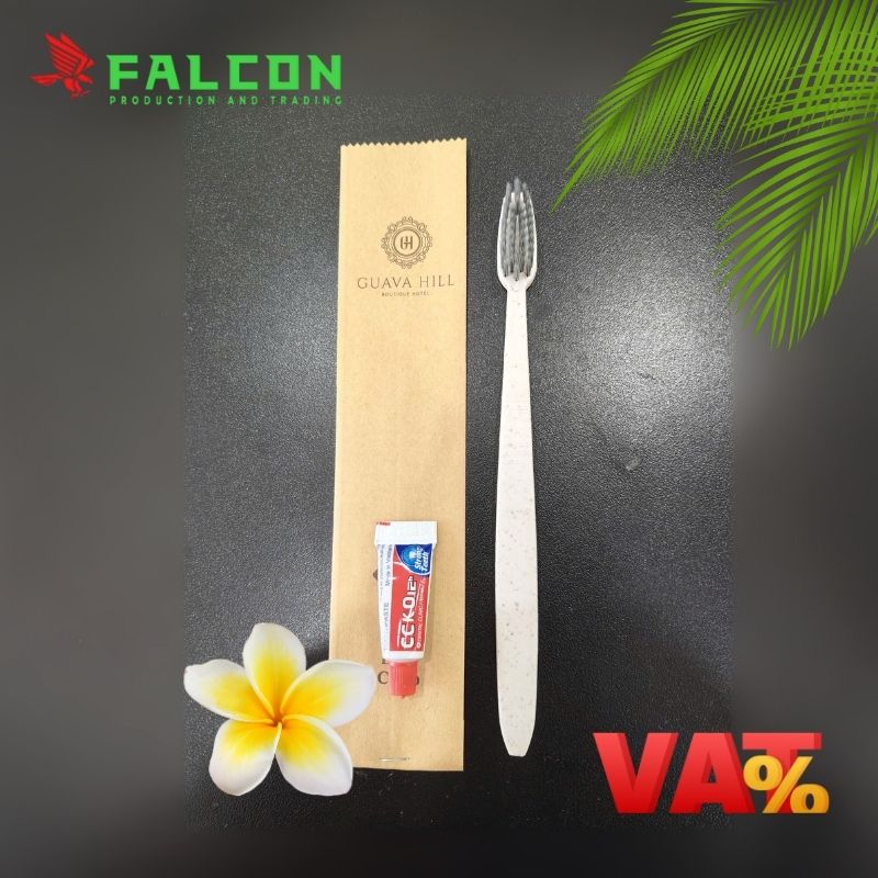 Bộ amenities lúa mạch túi kraft nâu sang trọng - Ảnh 2