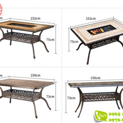 Alternative view of Bộ bàn ghế ngoài trời giá rẻ