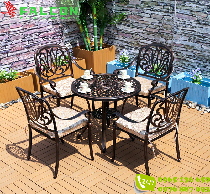 Bộ bàn ghế ngoài trời giá rẻ - Ảnh 6