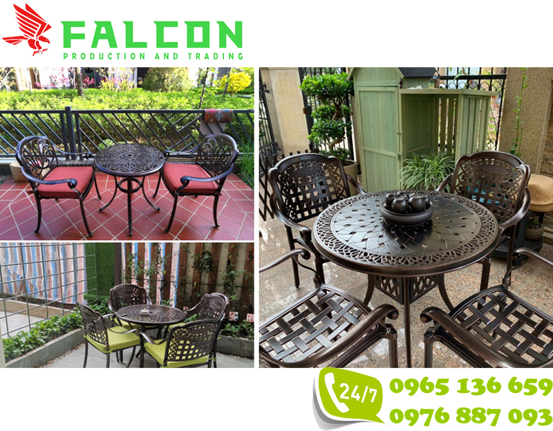 Bộ bàn ghế ngoài trời giá rẻ