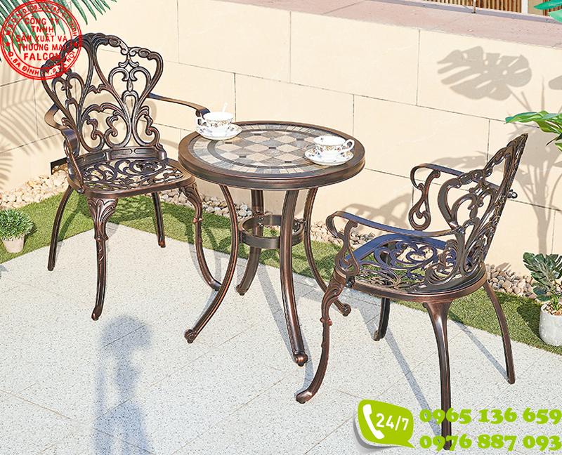 Bộ bàn ghế ngoài trời cao cấp - Ảnh 7