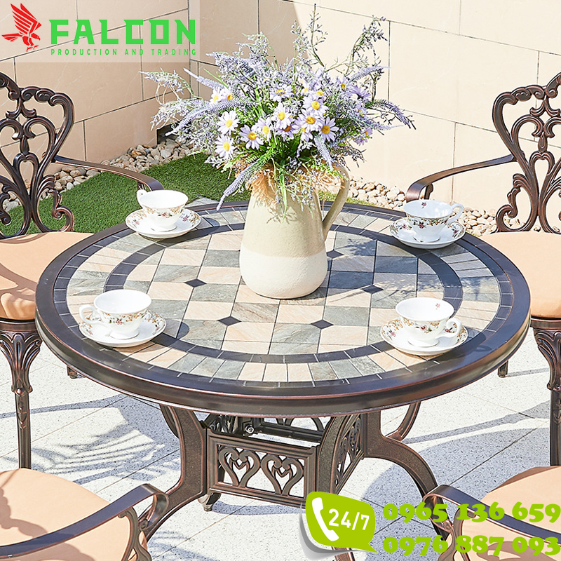 Bộ bàn ghế ngoài trời cao cấp - Ảnh 6