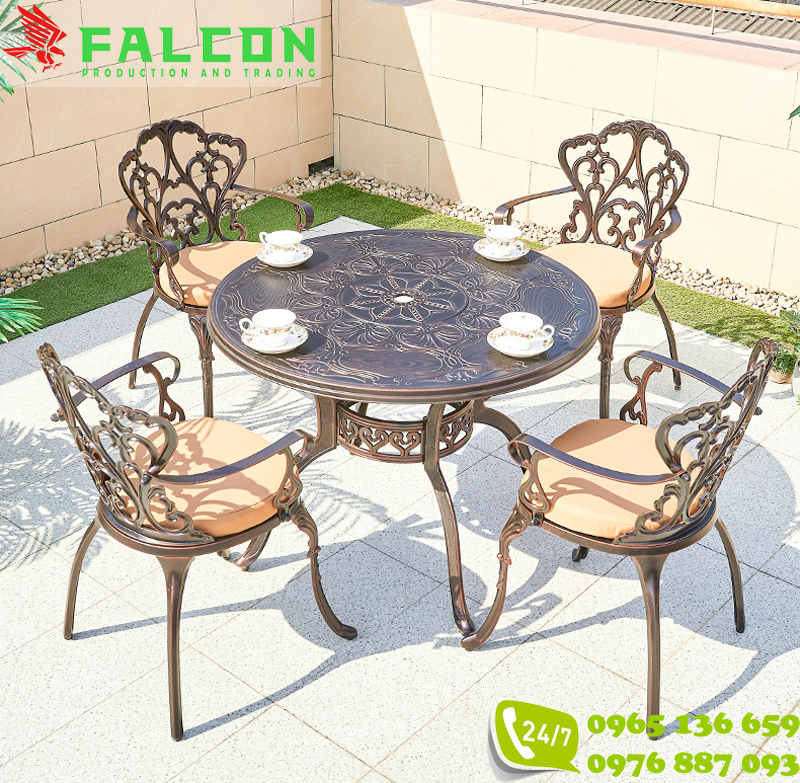 Bộ bàn ghế ngoài trời cao cấp