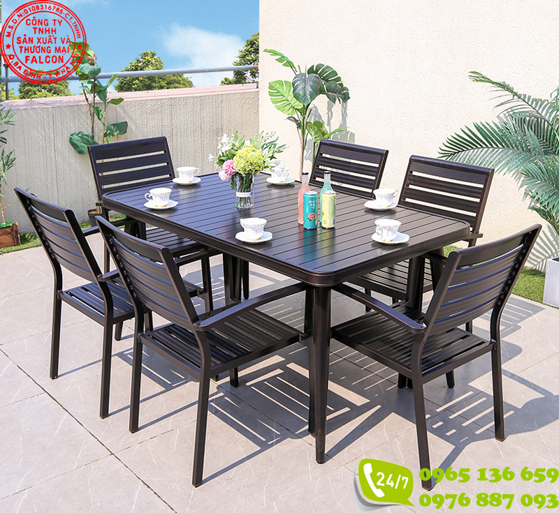 Bộ bàn ghế nhôm đúc nhập khẩu - Ảnh 7