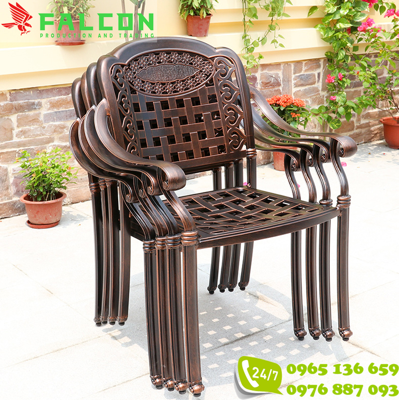 Bộ bàn ghế nhôm đúc nhập khẩu - Ảnh 6