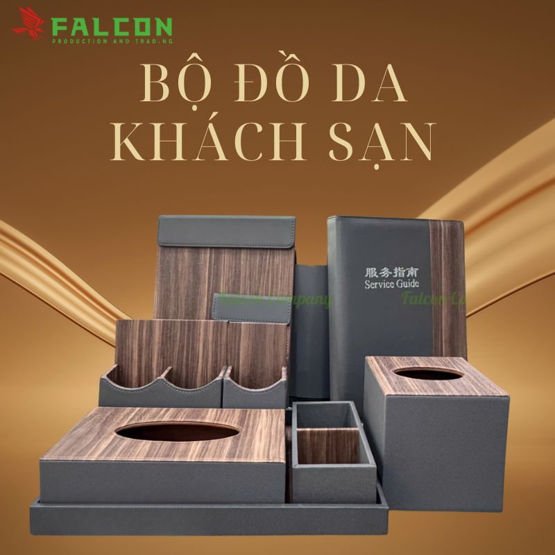 Bộ đồ da khách sạn tạo nên sự đồng bộ hoàn hảo giữa phong cách và tiện nghi.