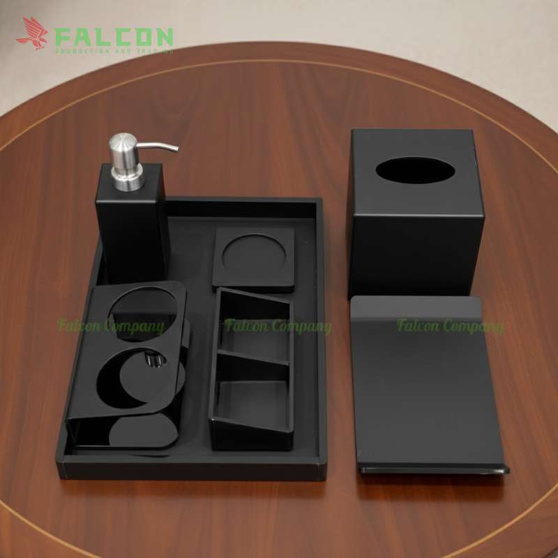 Bề mặt acrylic bóng mịn, dễ dàng vệ sinh và giữ sạch lâu dài