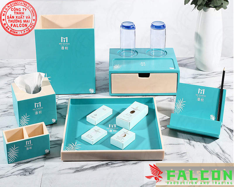 Đồ dùng mica in họa tiết