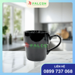 Cốc sứ có thiết kế tinh tế và sang trọng, phù hợp nhiều không gian sử dụng.