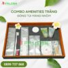 Bộ amenities này thích hợp cho khách sạn theo tiêu chuẩn 3–5 sao.