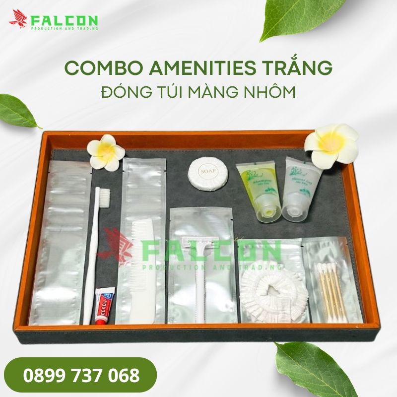 Bộ amenities này thích hợp cho khách sạn theo tiêu chuẩn 3–5 sao.