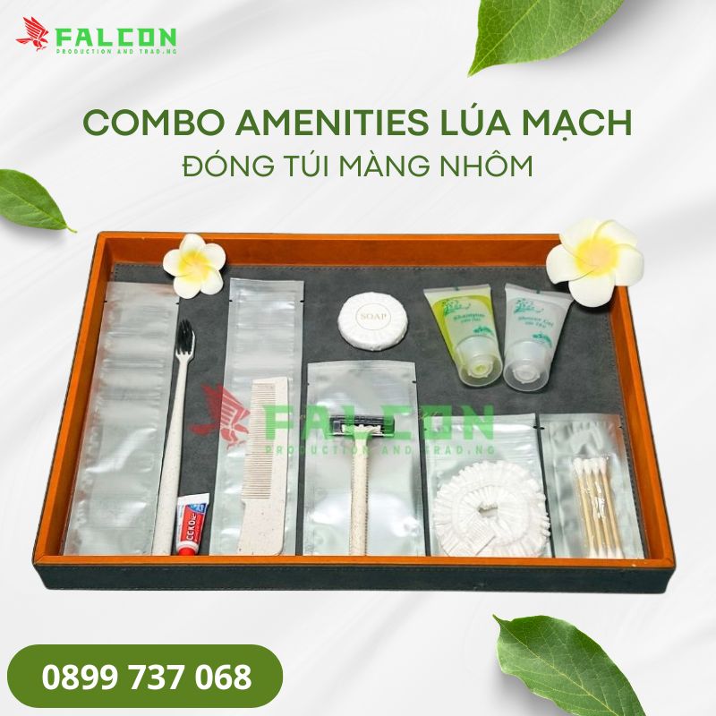 Chất liệu lúa mạch thân thiện môi trường giúp giảm thiểu sử dụng nhựa truyền thống.