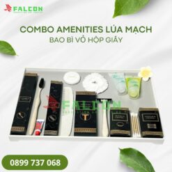 Bộ amenities lúa mạch cao cấp tạo sự khác biệt cho khách sạn, nhất là những nơi theo đuổi tiêu chí xanh – sạch – bền vững.
