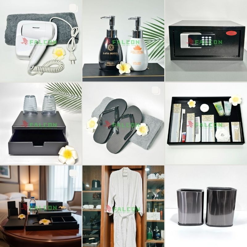Khi cần nguồn hàng ổn định, nhiều doanh nghiệp lựa chọn Falcon chuyên cung cấp đồ dùng khách sạn tphcm.