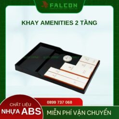 Thiết kế hai tầng phân chia vật dụng rõ ràng, tiện lợi cho khách và nhân viên buồng phòng.
