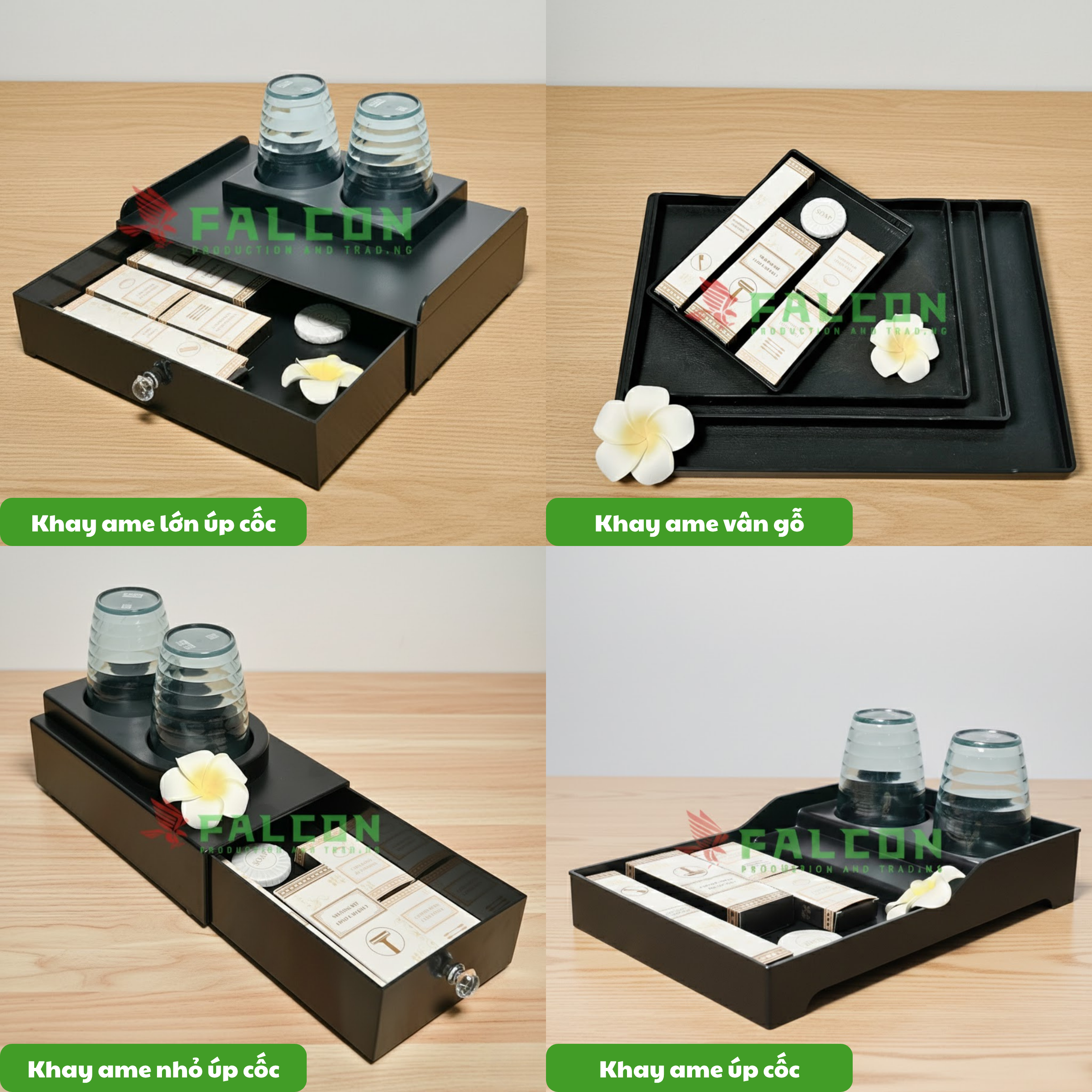 Khay được làm từ chất liệu cao cấp, bền đẹp và dễ dàng lau chùi, giữ vẻ sạch sẽ lâu dài.