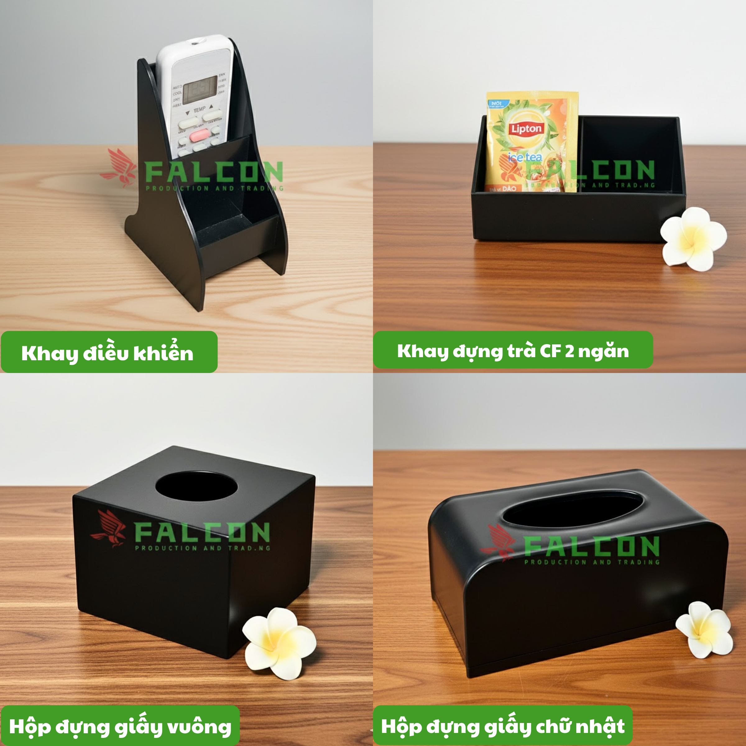 Bộ khay amenities mang lại sự tiện nghi tối đa cho khách hàng, đáp ứng mọi nhu cầu cơ bản trong phòng.