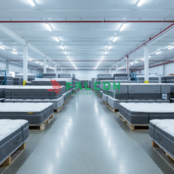 Đệm lò xo túi độc lập giúp giảm thiểu chuyển động lan truyền, duy trì giấc ngủ liên tục.