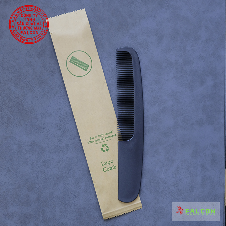 Bộ amenities đen đóng túi giấy kraft nâu - Ảnh 4