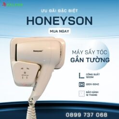 Kích thước gọn nhẹ giúp máy dễ lắp đặt tại nhiều vị trí như cạnh gương hay bồn rửa mặt.
