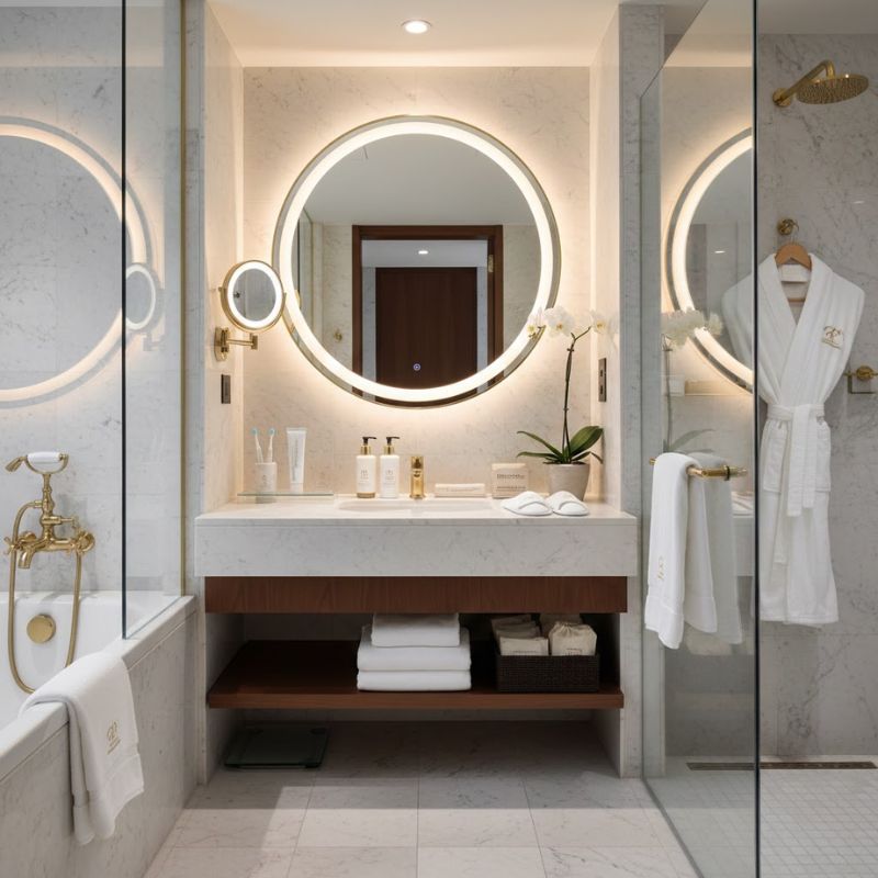 Dịch vụ cung cấp đồ dùng khách sạn phú quốc bao gồm dép, bàn chải, dầu gội và nhiều sản phẩm khác.