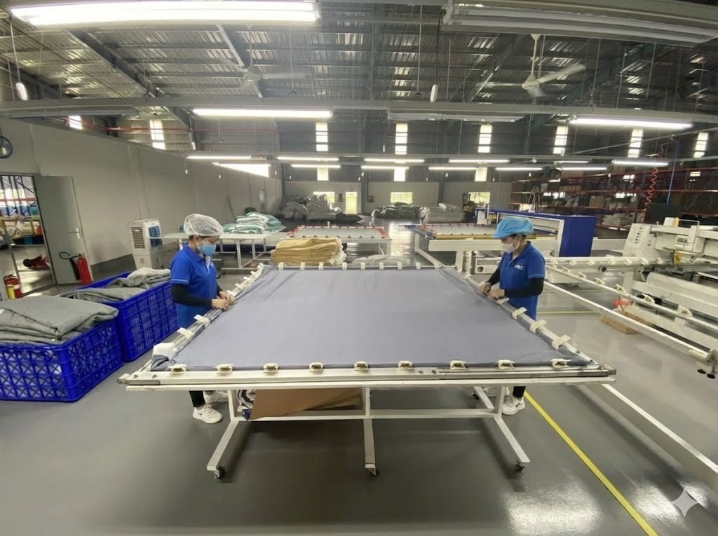 Nhân viên Falcon tỉ mỉ, đo độ chính xác kích thước chỉnh chu