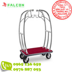 Alternative view of Xe đẩy hành lý mạ vàng