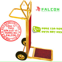 Alternative view of Xe đẩy hành lý 2 bánh mạ vàng