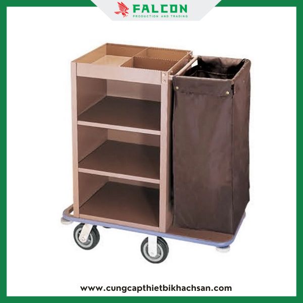 Khả năng chứa lớn cho phép xe đẩy mang cùng lúc khăn tắm, ga giường, áo gối và các vật dụng cần thiết khác.