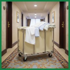 Khung xe chắc chắn làm từ inox hoặc thép sơn tĩnh điện, chịu tải tốt và bền bỉ theo thời gian.