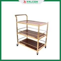 Các tầng của xe đẩy có thể được trang bị các ngăn kéo hoặc vách ngăn, giúp phân loại đồ đạc dễ dàng hơn.