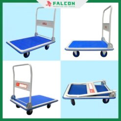 Xe đẩy được thiết kế gọn gàng và dễ dàng sử dụng, giúp nhân viên không gặp khó khăn trong quá trình di chuyển đồ đạc.